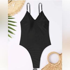 High leg cheeky one peice